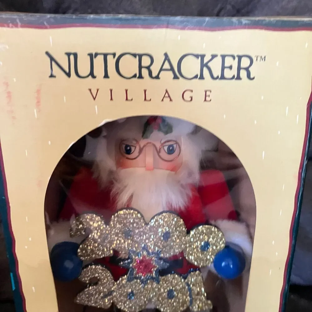 Vtg Christmas Nutcracker Celebration Santa Village Old World 2000 2001 Ltd Edit